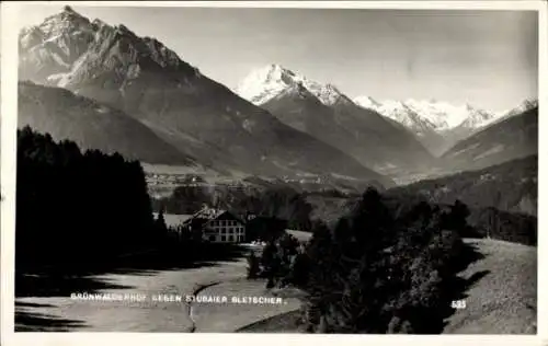 Ak Patsch Tirol, Grünwalderhof, Stubaier Gletscher