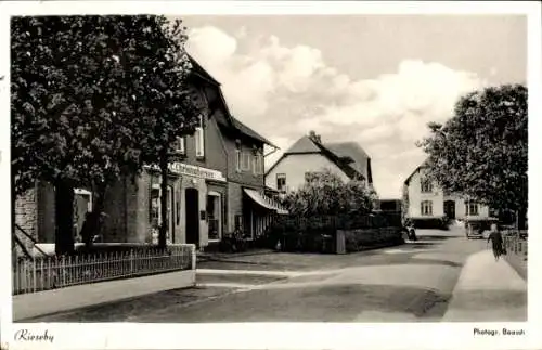 Ak Kieseby Boren in Schleswig Holstein, Geschäft F. C. Christophersen