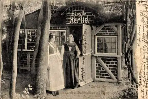 Ak Husum in Nordfriesland, Sibylle Hertje, 300jähriges Stadtjubiläum, Heimatsfest 1903