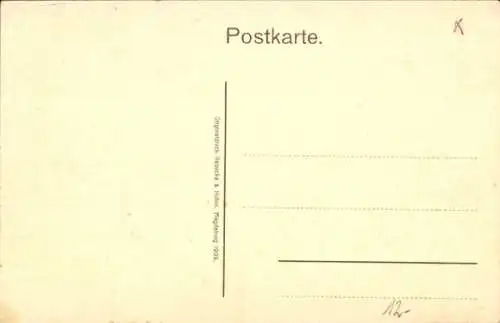 Ak Bredstedt in Nordfriesland, Mühlenteich, Stadtblick