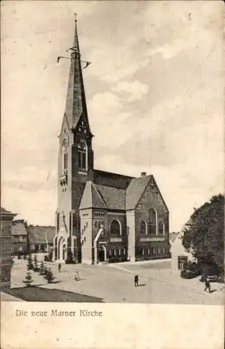 Ak Marne in Holstein Dithmarschen, Kirche