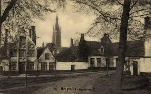 Ak Bruges Brügge Flandern Westflandern, Le Beguinage