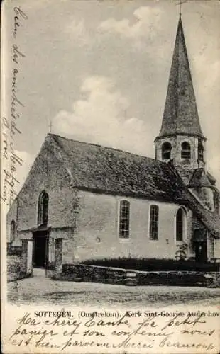 Ak Sottegem Zottegem Ostflandern, Kirche