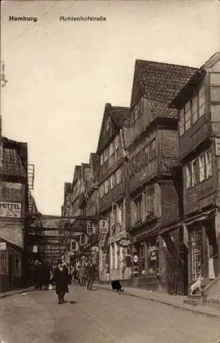 Ak Hamburg Mitte Altstadt, Mohlenhofstraße, Geschäfte