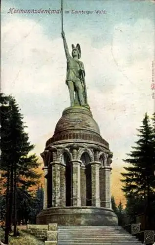 Ak Detmold am Teutoburger Wald, Hermannsdenkmal