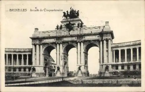 Ak Bruxelles Brüssel, Arcade du Cinquantenaire