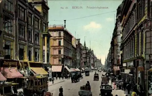 Ak Berlin, Friedrichstraße, Geschäfte, Aschinger