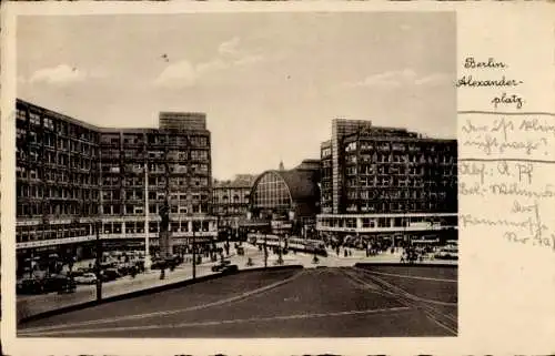 Ak Berlin Mitte, Alexanderplatz