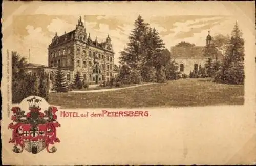 Wappen Litho Königswinter am Rhein, Petersberg, Hotel