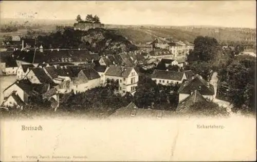 Ak Breisach am Oberrhein, Totalansicht, Eckartsberg