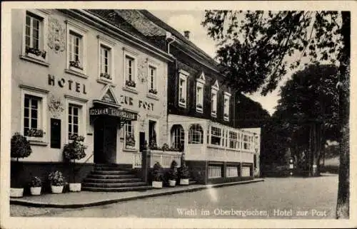 Ak Wiehl im Oberbergischen Kreis, Hotel zur Post