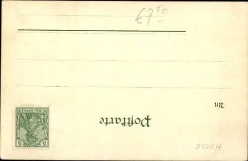 Ak Rüdesheim am Rhein, Teilansicht vom Adlerturm aus