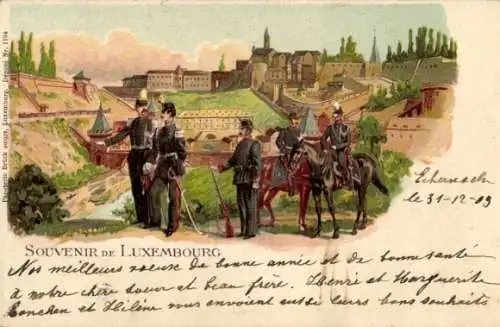 Litho Luxemburg, Regiment, Fort