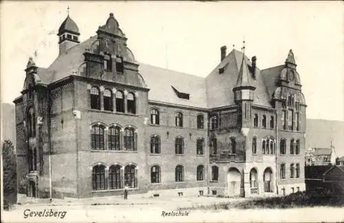 Ak Gevelsberg im Ruhrgebiet, Realschule