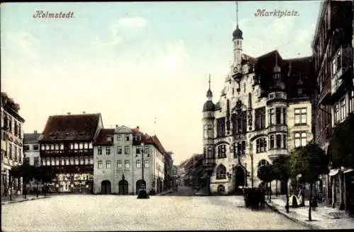 Ak Helmstedt in Niedersachsen, Marktplatz