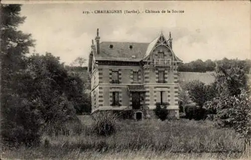 Ak Chahaignes Sarthe, Chateau de la Source