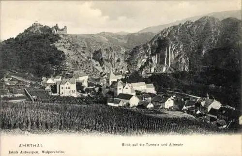 Ak Altenahr im Ahrtal, Tunnel, Teilansicht