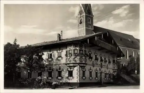 Ak Bernau in Oberbayern, Gasthaus zum Alten Wirt