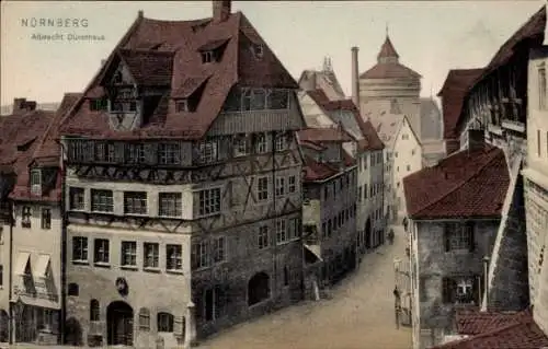 Ak Nürnberg in Mittelfranken, Albrecht Dürer Haus