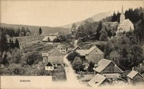 Ak Schierke Wernigerode am Harz, Panorama