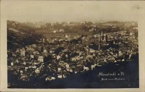 Ak Neustadt an der Haardt Neustadt an der Weinstraße, Blick vom Nollen