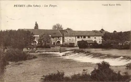 Ak Pesmes Haute Saône, Les Forges