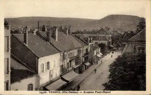 Ak Vesoul Haute Saône, Avenue Paul-Morel