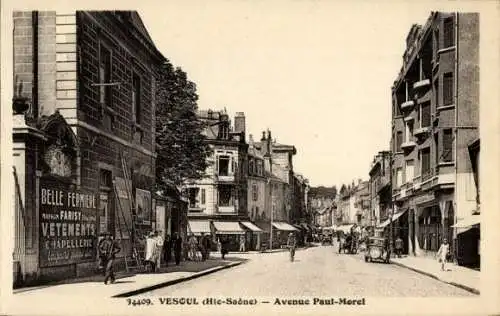 Ak Vesoul Haute Saône, Avenue Paul-Morel