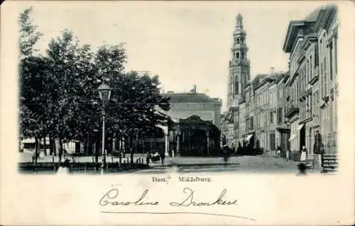 Ak Middelburg Zeeland Niederlande, Dam