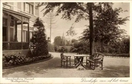 Ak Zeeland, Blick von der Terrasse