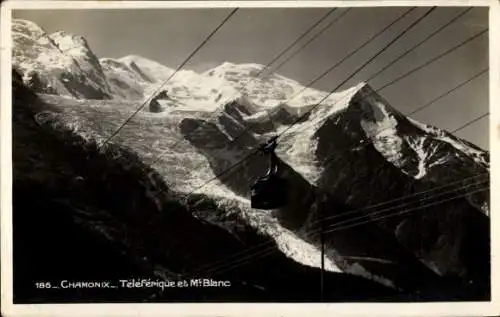 Ak Chamonix Mont Blanc Haute Savoie, Teleferique, Mt Blanc