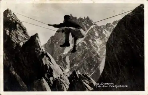 Ak Chamonix Mont Blanc Haute Savoie, Execution d'une typolienne