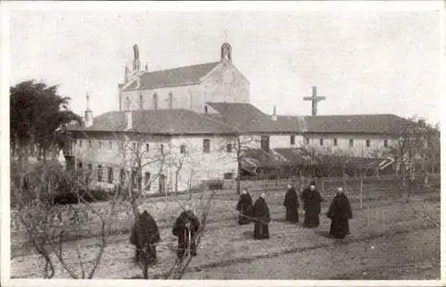 Ak Saint-Etienne Loire, Notre-Dame de Bon-Secours, rue Franklin, Le Couvent