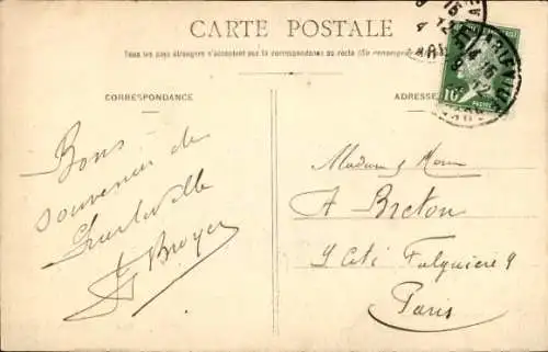 Ak Levrézy Bogny sur Meuse Ardennes, Panorama, Vallee de a Meuse