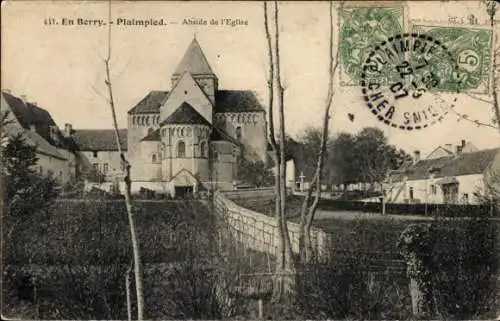 Ak Plaimpied Givaudins Cher, En Berry, Abside de l'Eglise