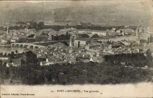 Ak Pont à Mousson, Panorama