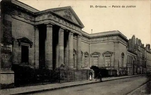 Ak Orléans Loiret, Palais de Justice