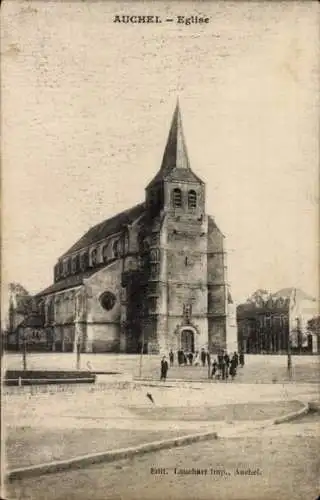 Ak Auchel Pas de Calais, Kirche