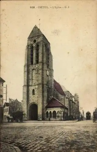 Ak Créteil Val de Marne, Kirche