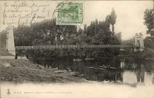 Ak Créteil Val de Marne, La Passerelle