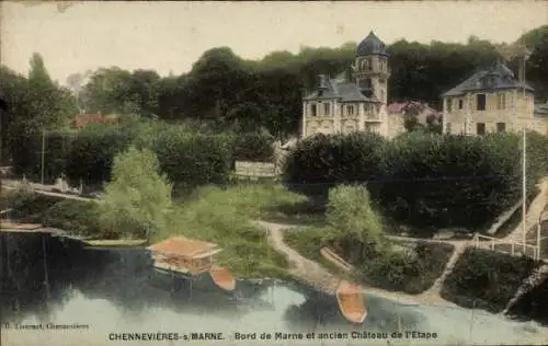 Ak Chennevières sur Marne Val de Marne, Château