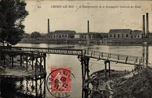 Ak Choisy le Roi Val de Marne, Gründung der Compagnie Générale des Eaux