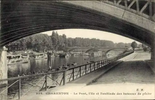 Ak Charenton le Pont Val de Marne, Brücke