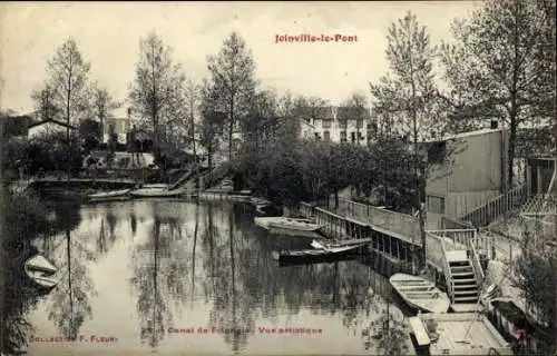 Ak Joinville le Pont Val de Marne, Kanal