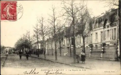 Ak Joinville le Pont Val de Marne, La Route de Brie