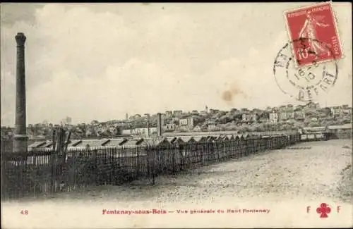 Ak Fontenay sous Bois Val de Marne, Gesamtansicht