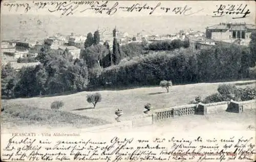 Ak Frascati Lazio, Villa Aldobrandini