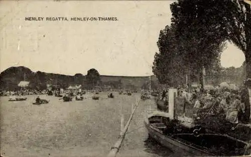 Ak Henley-on-Thames, Oxfordshire, England, Henley-Regatta