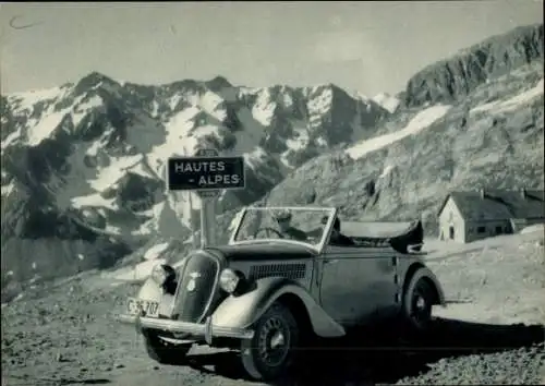 Ak Auto Skoda, Autokennzeichen C36707