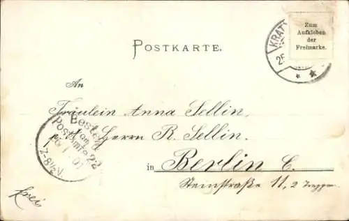 Litho Szczecin Stettin Pommern, Königsplatz